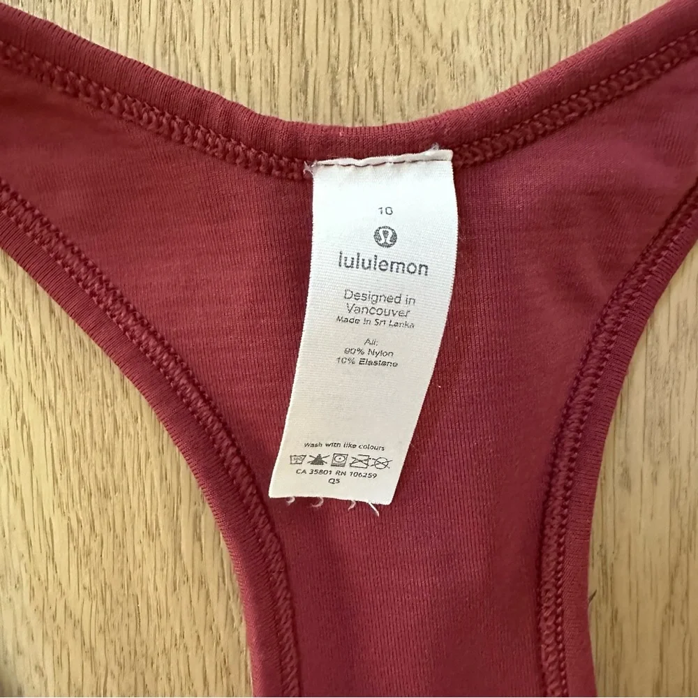 Lululemon Ebb to Street Racerback
Bra *Medium Support, C/D Cup
Chianti - Picture 6 of 7